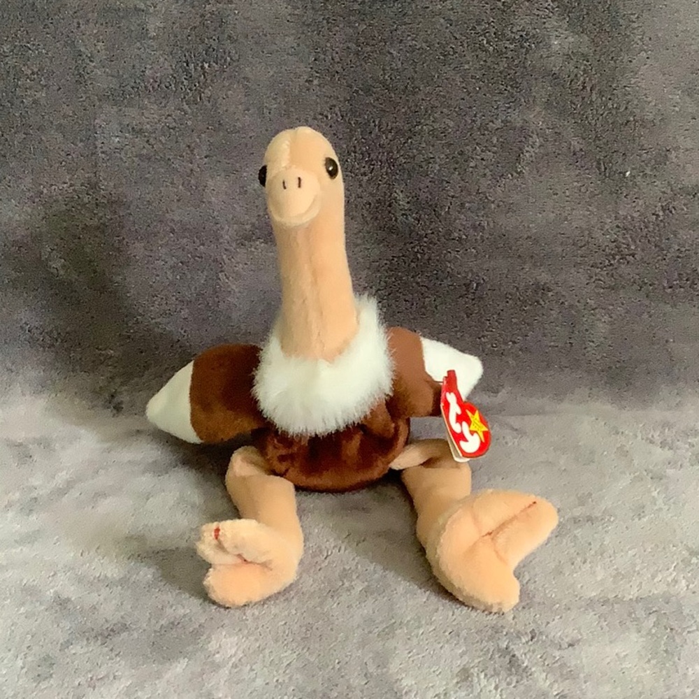 Vintage Beanie Babies: Ostrich Stretch